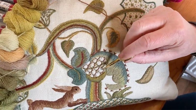 Crewel Embroidery (India and Kashmir)
