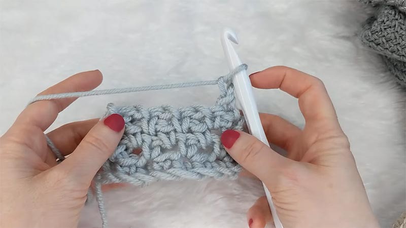 Finally, the Moss Stitch