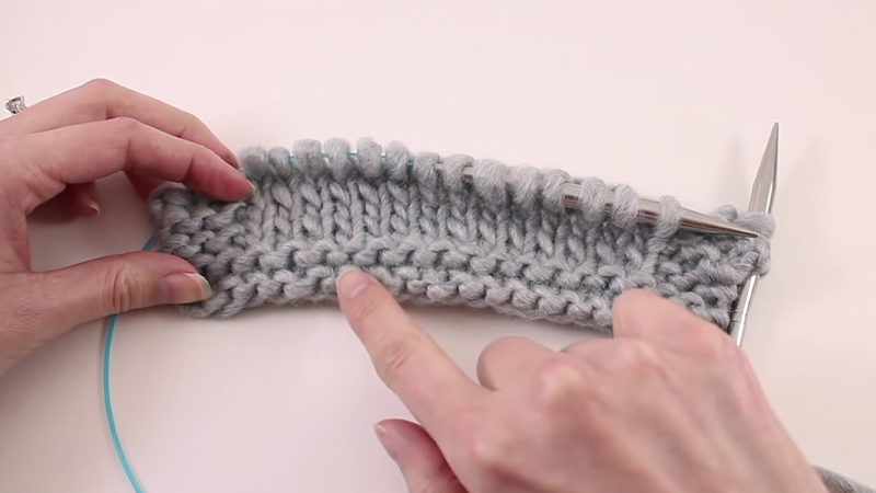 Fix a Mistake in Stockinette Stitch