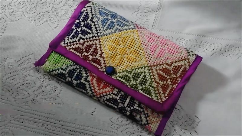 How to Cross Stitch on Canvas Bag