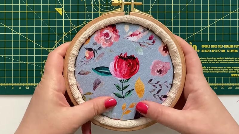 How to Finish Cross Stitch in a Hoop
