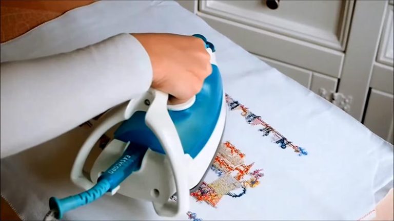 How to Iron a Cross Stitch