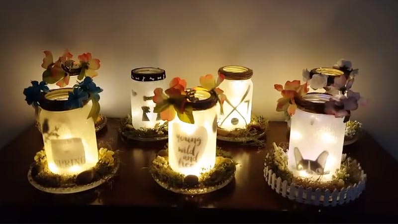 Mason Jar Luminaries