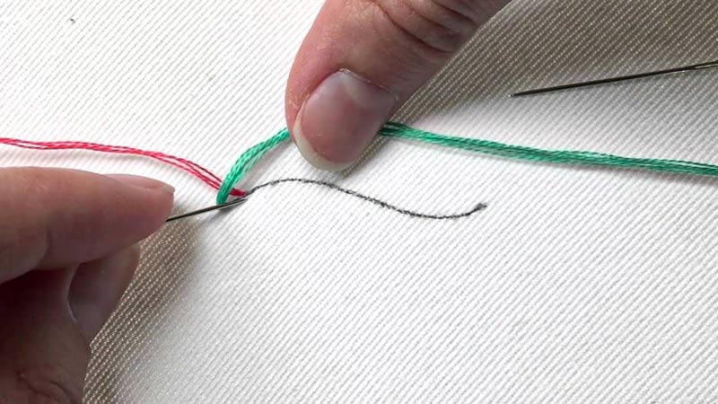 What Tools to Use for a Couching Stitch?