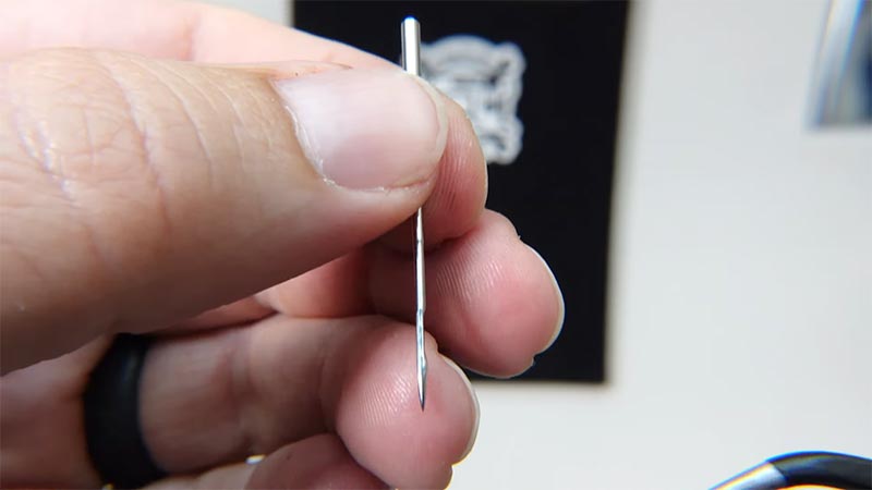Needle With a Singer 95-1 Sewing Machine