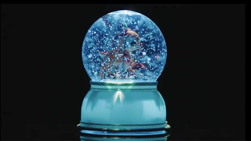 Night Light Snow Globe