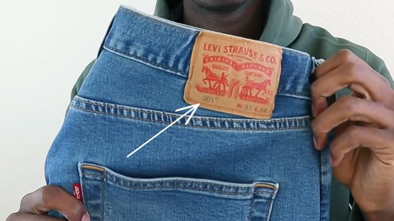 Numbers on Levi Jeans Mean