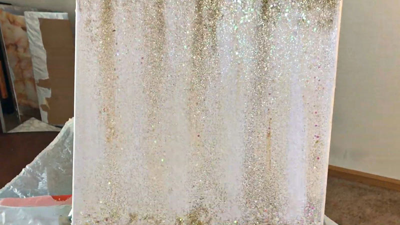 How Do You Store Your Glitter Painting After Dry?