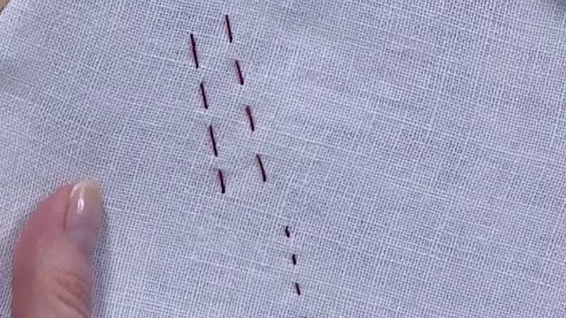 How to Remove Running Stitches from Fabric?