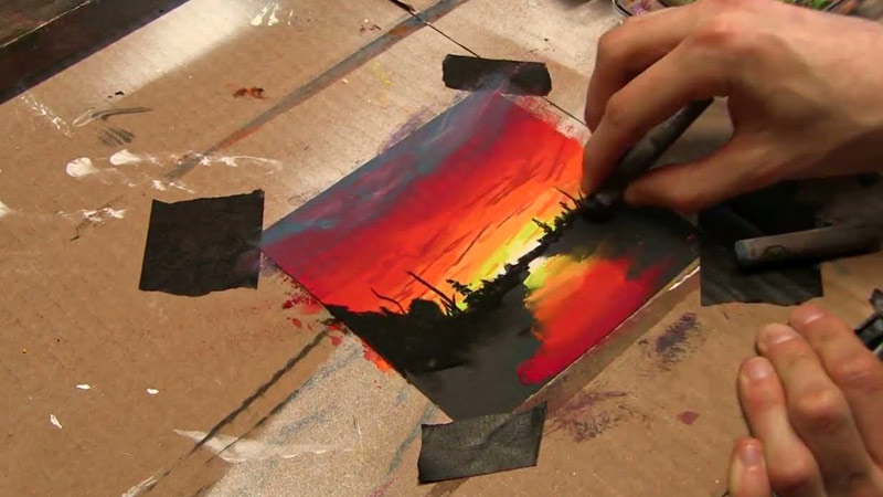 Alternative Methods for Sealing Pastel on Paper