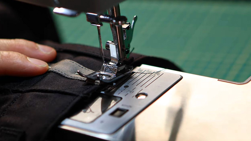 Sew Belt Loops to Garment