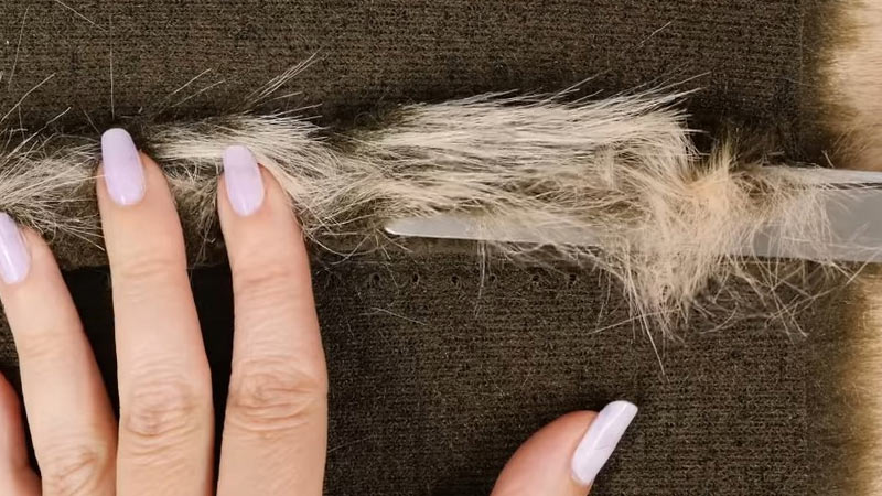 Cut Faux Fur for Sewing