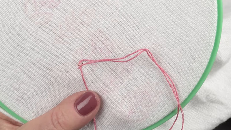 Begin the Stem Stitch