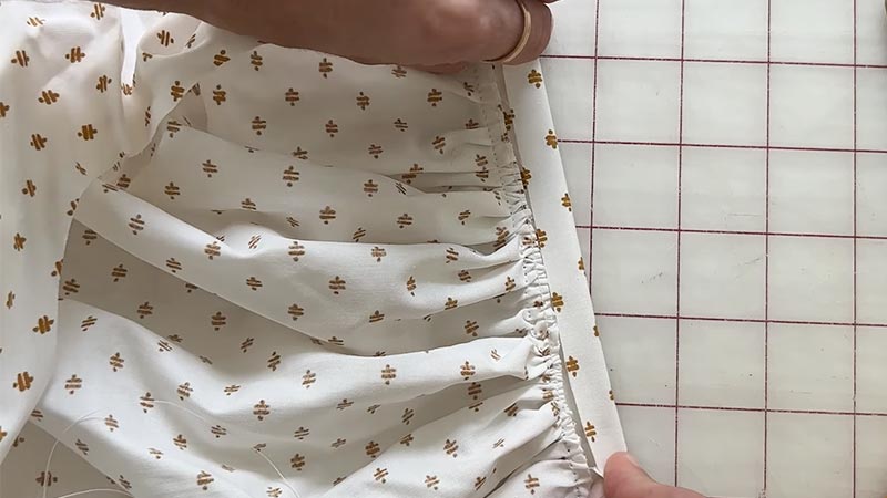 What Are the Different Types of Horizontal Sewing Lines on a Dress
