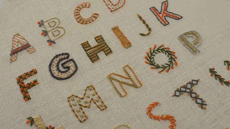 Why Is Choosing the Right Embroidery Stitch Important for Lettering