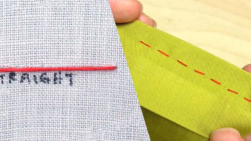 Straight Stitch Vs Running Stitch