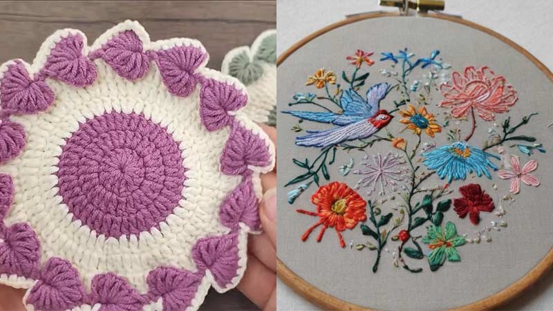 Crochet Vs. Embroidery