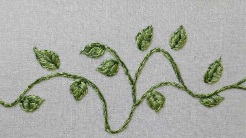 Embroidering Stems and Vines 