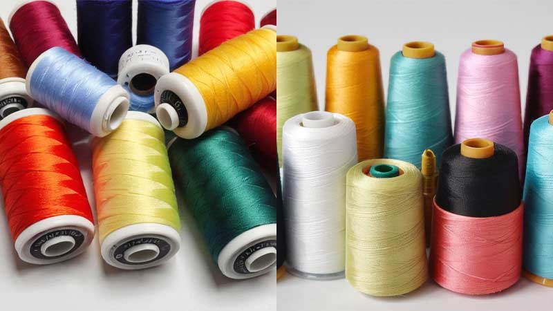 Embroidery Thread And Sewing Thread