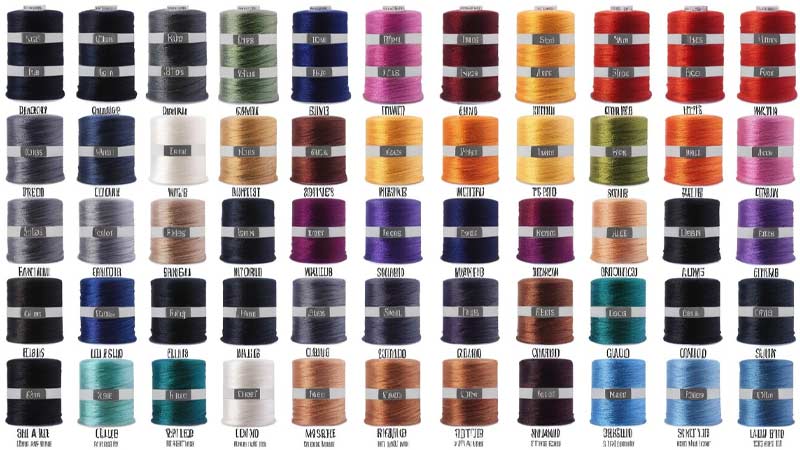 Glide Embroidery Thread Color Chart