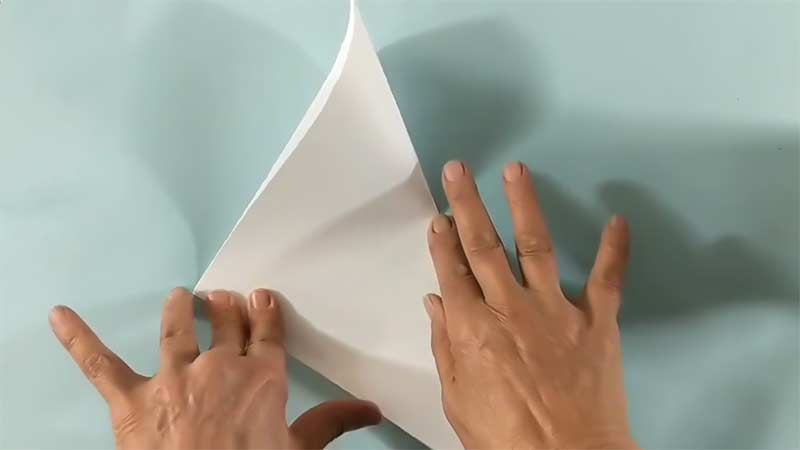 Initial Diagonal Folds