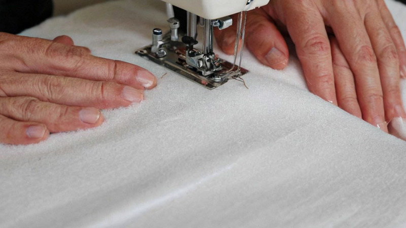 Test Your Sewing Machine on an Unprinted Area of the Fabric Before You Begin
