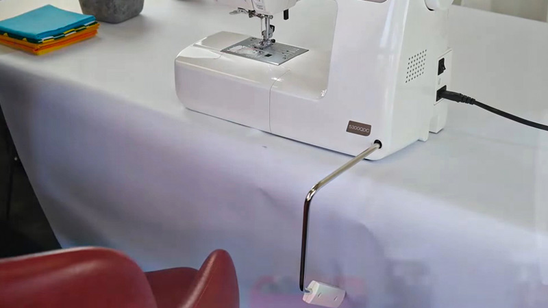 Safety Precautions for Using Knee Lifter on a Sewing Machine