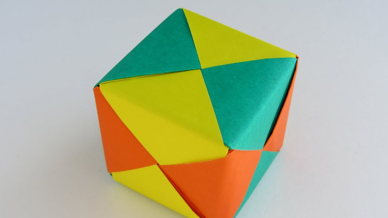 Modular Origami Cubes