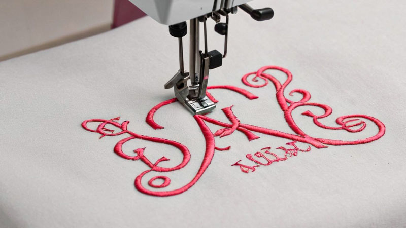 Monogram With an Embroidery Machine