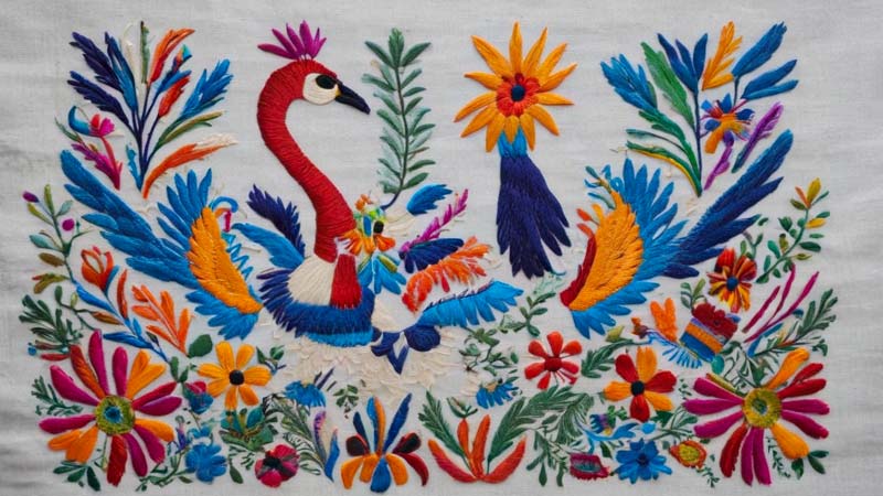 Otomi Embroidery (Tenango Embroidery)