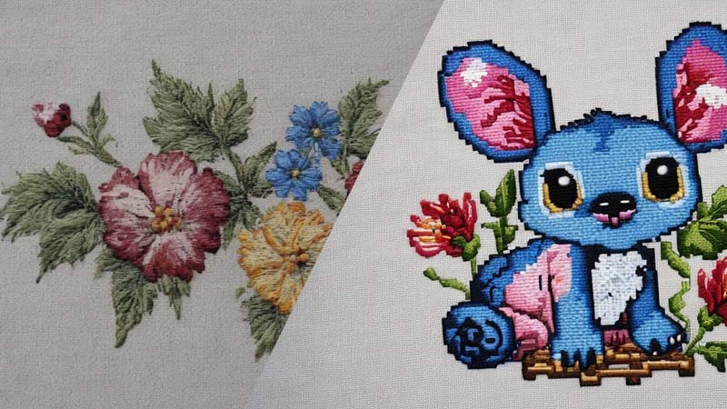 Petit Point Vs. Cross Stitch