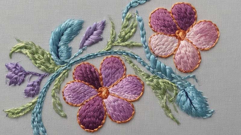 Raised Embroidery Effects