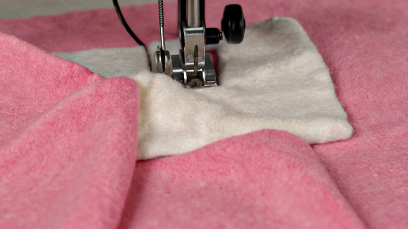 Sew Fleece And Cotton Together