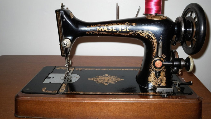Sew Canvas With A Singer Majestic 1927 Sewing Machine