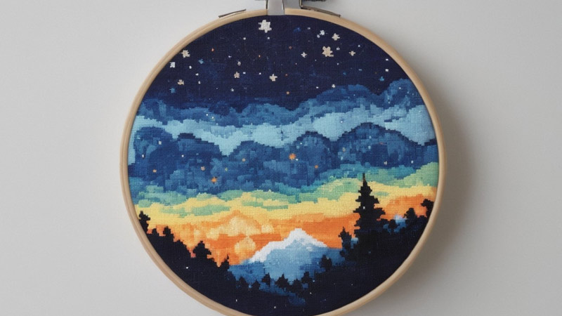 Starry Night Sky 