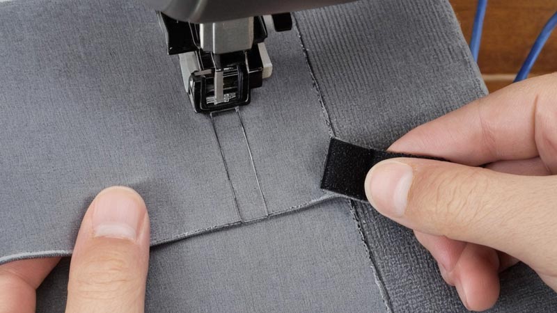 Sew Velcro with a Sewing Machine
