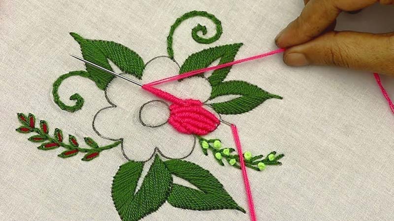 Trendy Outline Embroidery Designs