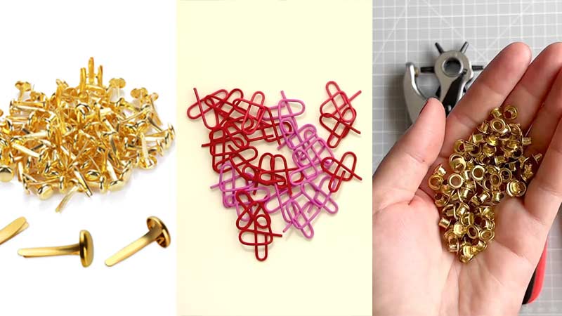 Types of Paper Fasteners for Craft Projects