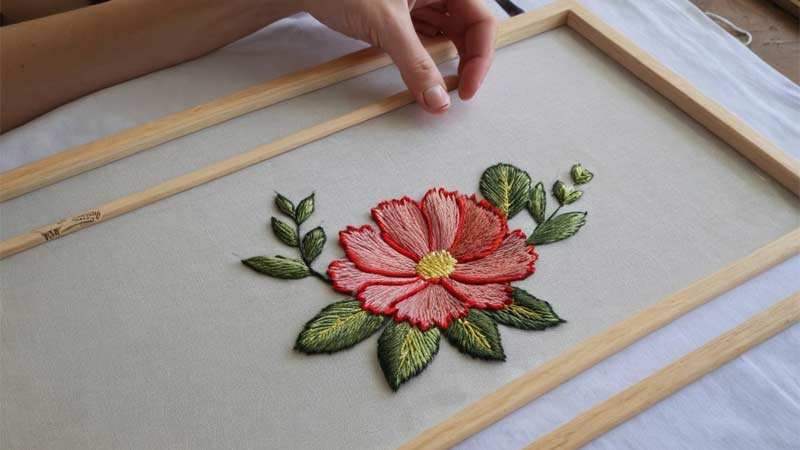Use Embroidery Scroll Frame