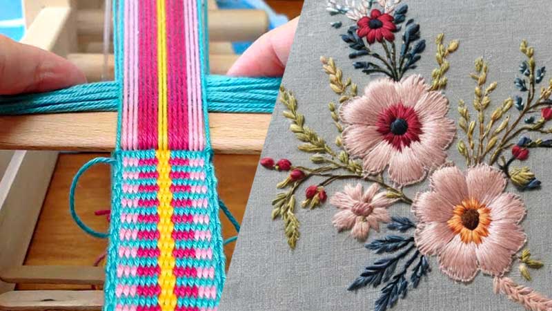 Difference Between Weaving And Embroidery