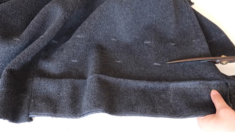 Trim Fabric Close To The Body