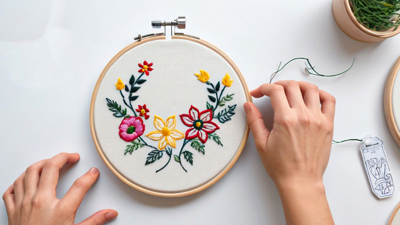 Tips for Using Hands-Free Embroidery Hoops Effectively