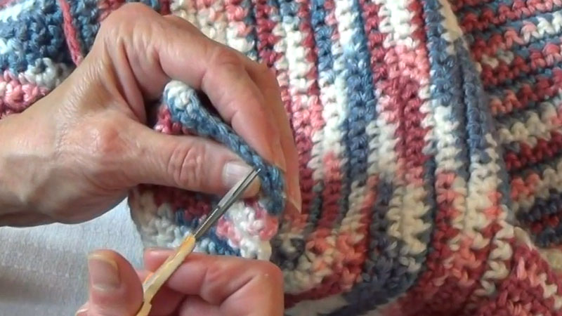How to Fix a Curling Crochet Blanket